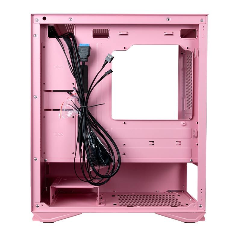 Gabinete Gamer Aigo DarkFlash DLM 22 Pink Lateral Vidro