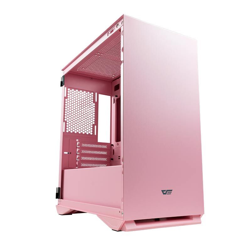 Gabinete Gamer Aigo DarkFlash DLM 22 Pink Lateral Vidro