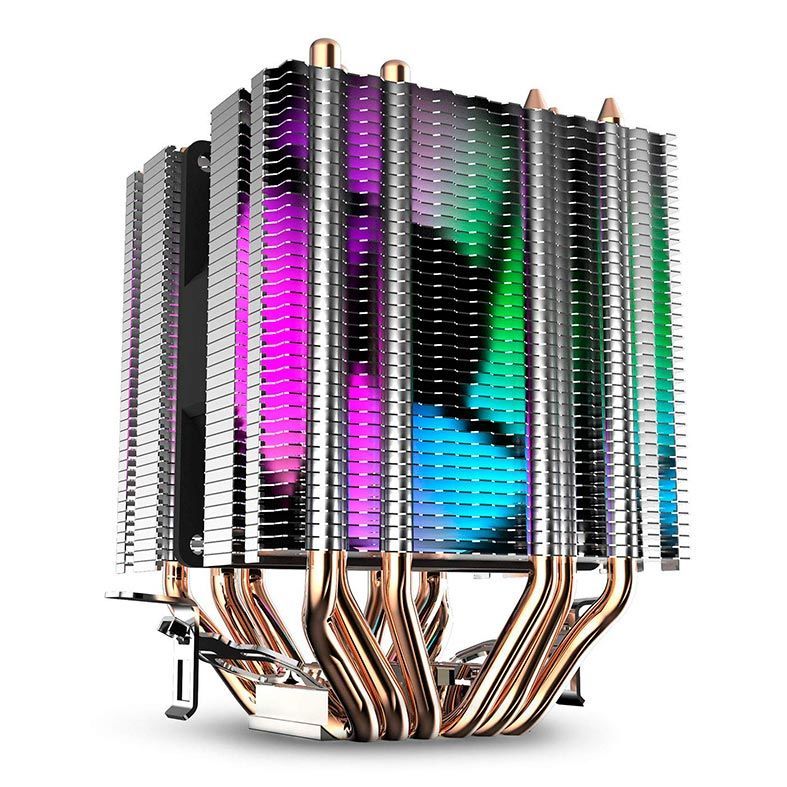 Cooler Para Processador Aigo DarkFlash L6 RGB 90mm, Aigo-DarkFlash-L6