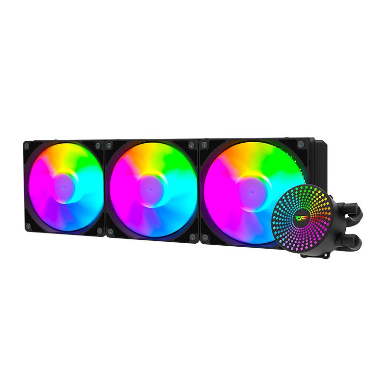 OPENBOX Water Cooler Aigo Darkflash Radiant DC360, ARGB, 360mm, Preto, DC360BK