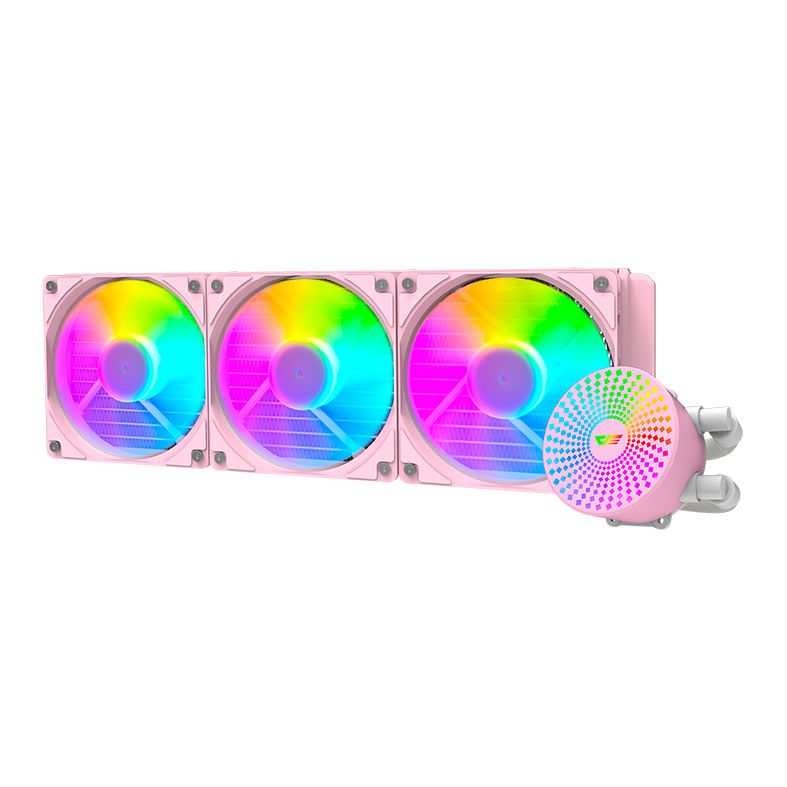Water Cooler Aigo Darkflash Radiant DC360, ARGB, 360mm, Rosa, DC360PK