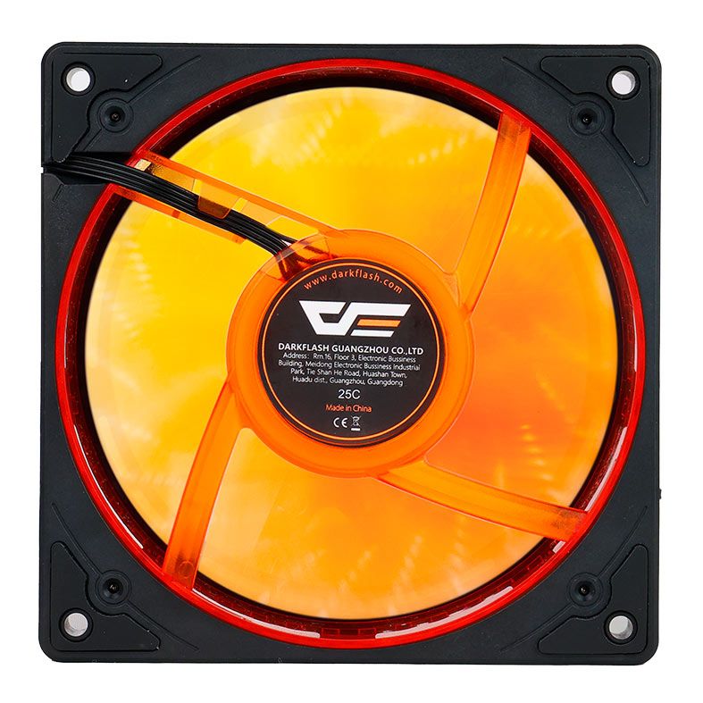 Ventoinha Aigo Darkflash DE8, ARGB, 120mm, Preto, DE8-BK