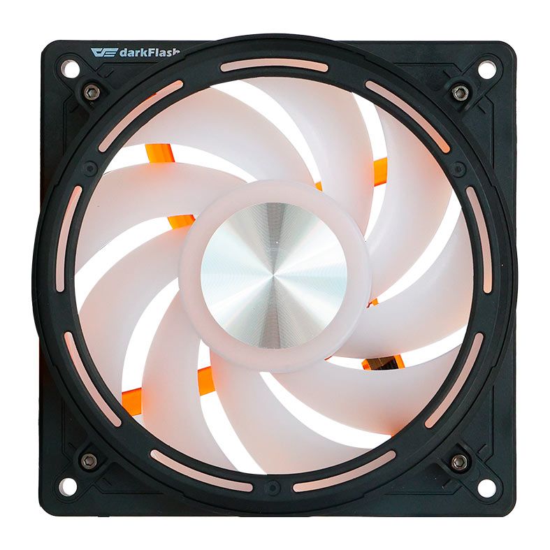 Ventoinha Aigo Darkflash DE8, ARGB, 120mm, Preto, DE8-BK