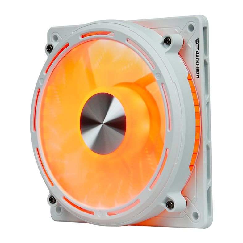 Ventoinha Aigo Darkflash DE8, ARGB, 120mm, Branco, DE8-WH