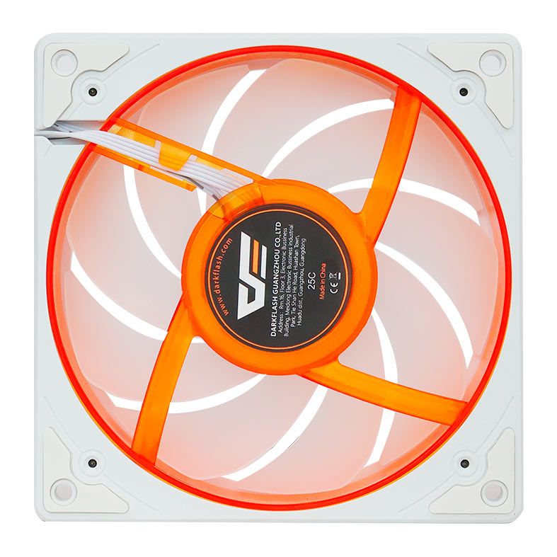 Ventoinha Aigo Darkflash DE8, ARGB, 120mm, Branco, DE8-WH