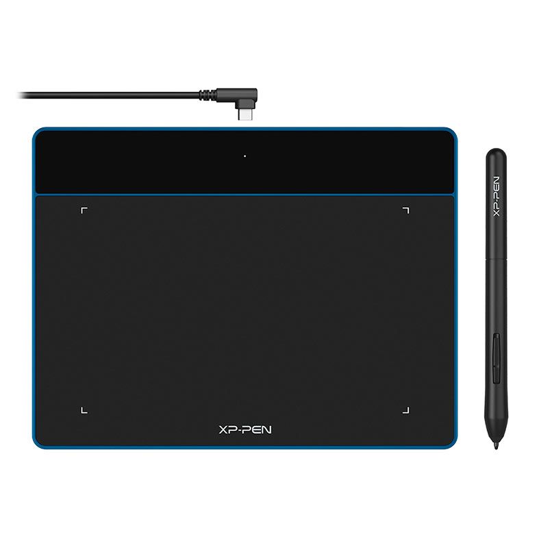 Mesa Digitalizadora XP-Pen Deco Fun S CT640, Resolucao 5080 LPI, Niveis de Pressao 8192, Azul, DECO-FUNS-BE