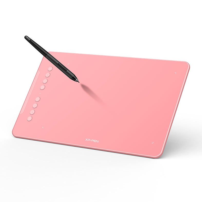 Mesa Digitalizadora XP-Pen Deco 01 V2, Resolucao 5080 LPI, Niveis de Pressao 8192, Rosa, DECO01V2_PK