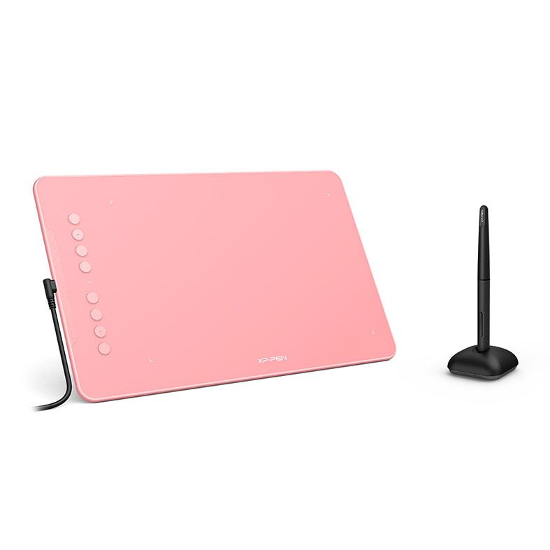Mesa Digitalizadora XP-Pen Deco 01 V2, Resolucao 5080 LPI, Niveis de Pressao 8192, Rosa, DECO01V2_PK