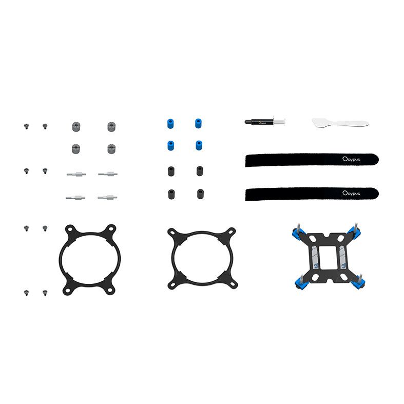 Water Cooler Ocypus Delta L24 V2, ARGB, 240mm, Preto, DELTA-L24-BK2AAWNN02X-GL