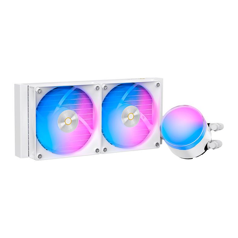 Water Cooler Ocypus Delta L24 V2, ARGB, 240mm, Branco, DELTA-L24-WH2AAWNN02X-GL