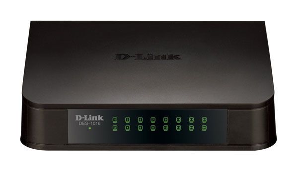 Switch 16 portas D-Link 10/100, DES-1016A - BOX