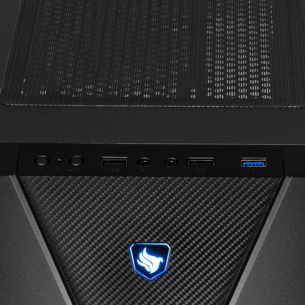 Pichau Kit Upgrade, Gabinete Gamer Pichau Kronen RGB + Fonte Pichau Nidus 500W PG-5001-BR-OEM