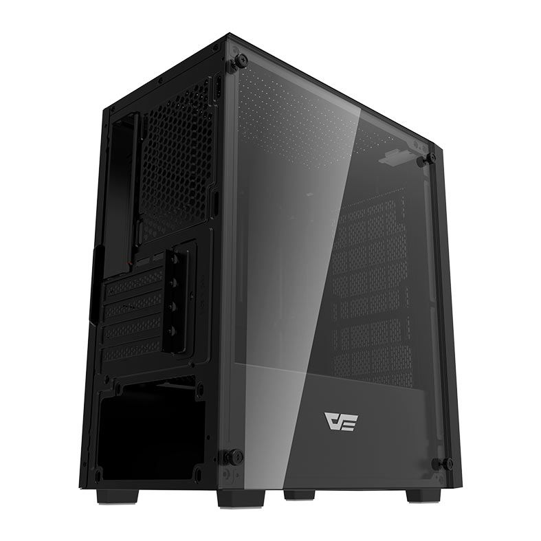 Gabinete Gamer Aigo Darkflash M305, Mid-Tower, Lateral de Vidro, Preto, DF-M305-BK