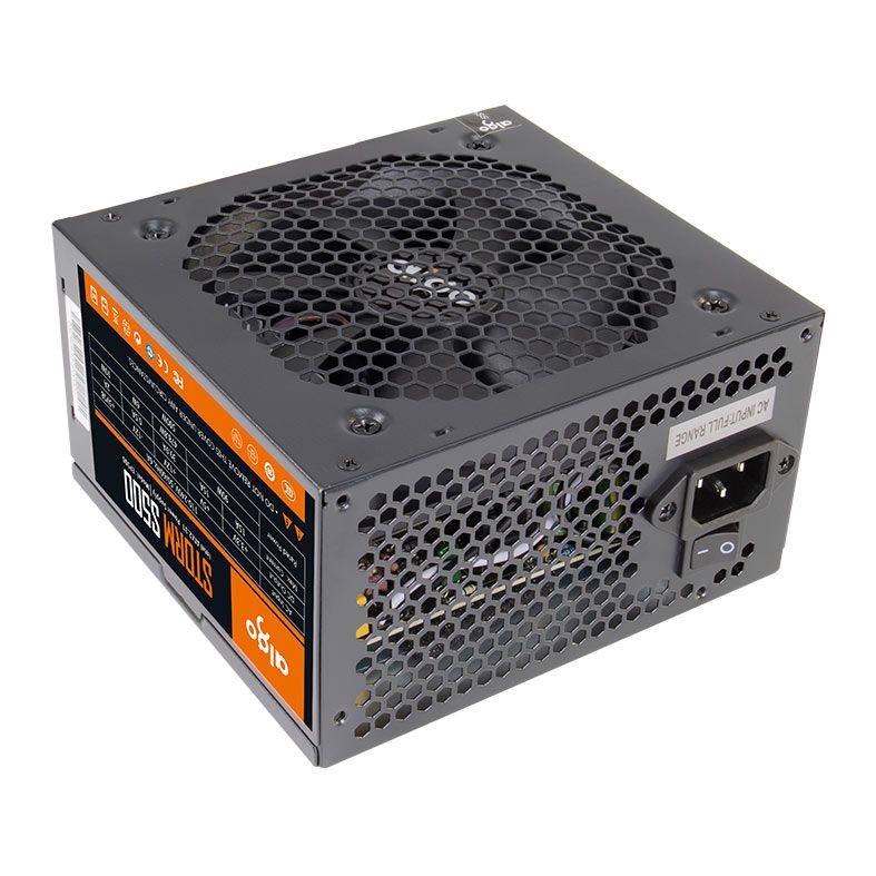 Fonte Aigo Darkflash Storm S500, 500W, 80 Plus White, DF-STORM-S500
