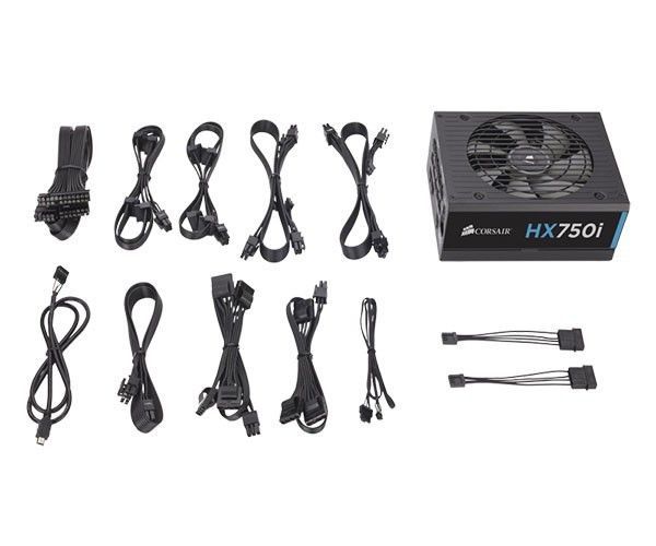 Fonte Corsair HX750i Series 750W 80 Plus Platinum Full Modular, CP-9020072-NA