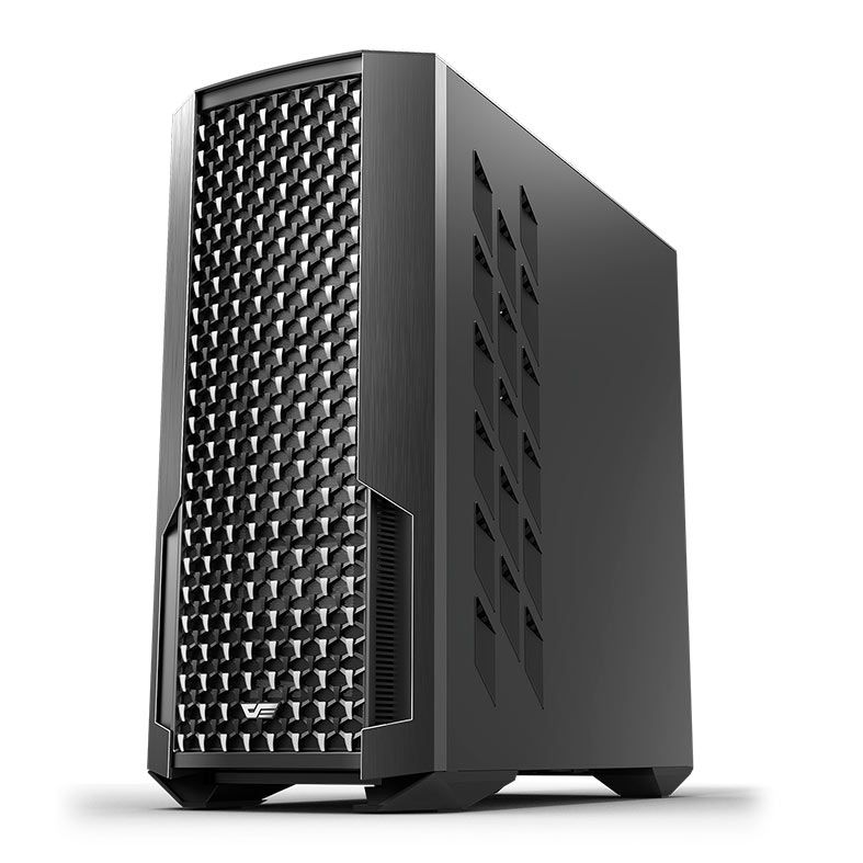 Gabinete Gamer Aigo DarkFlash DF7100, Full-Tower, Lateral de Vidro, Com 4 Fans, Preto, DF7100-BLACK