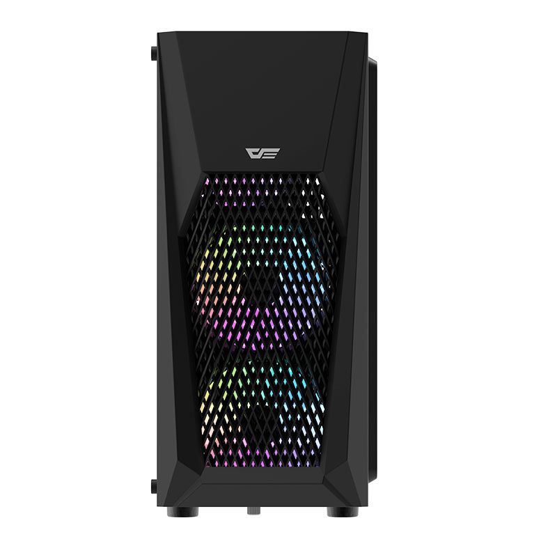 Gabinete Gamer Aigo DarkFlash DK150, Mid-Tower, Lateral de Vidro, Com 3 Fans, Preto, DK150-BK