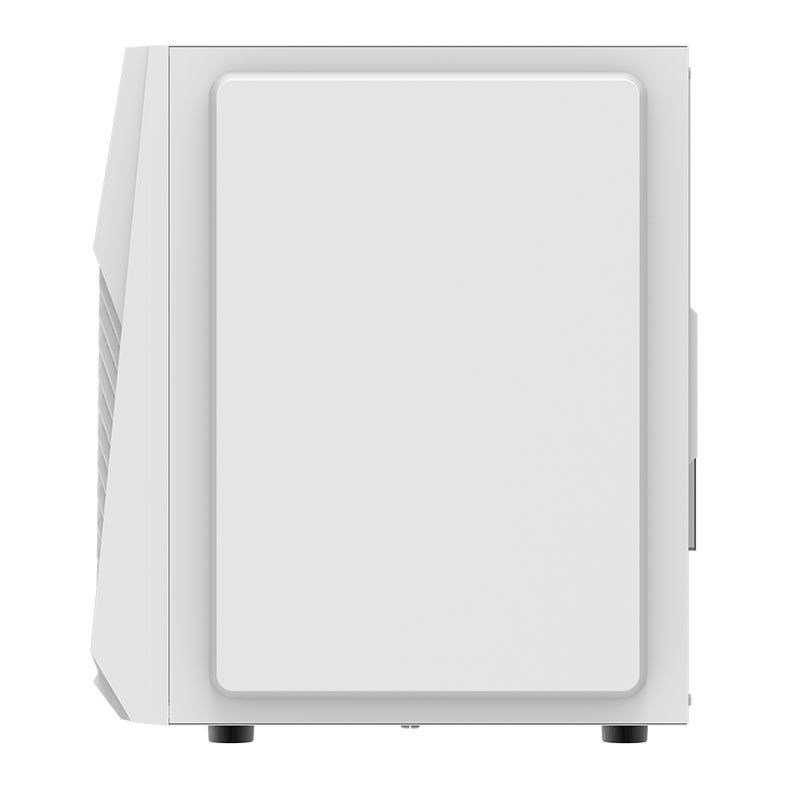Gabinete Gamer Aigo DarkFlash DK150, Mid-Tower, Lateral de Vidro, Com 3 Fans, Branco, DK150-WH