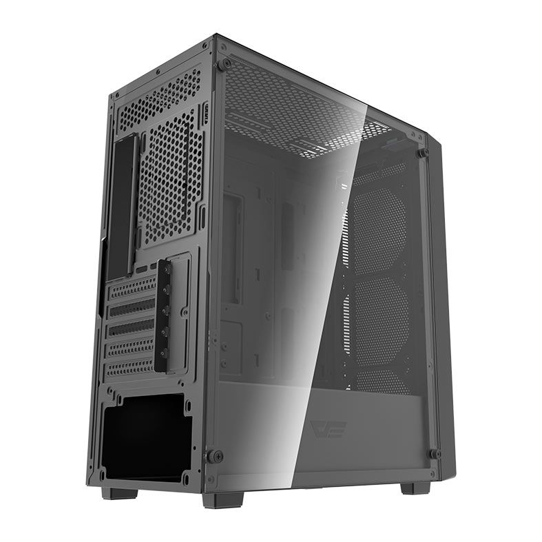 Gabinete Gamer Aigo Darkflash DK353 Mini, Mid-Tower, Lateral de Vidro, Preto, DK353MINI-BK
