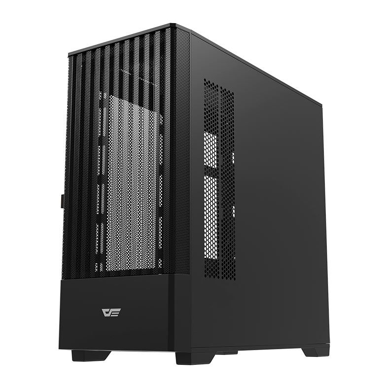 Gabinete Gamer Aigo Darkflash DK415M, Mid-Tower, Lateral de Vidro, Preto, DK415M-BK