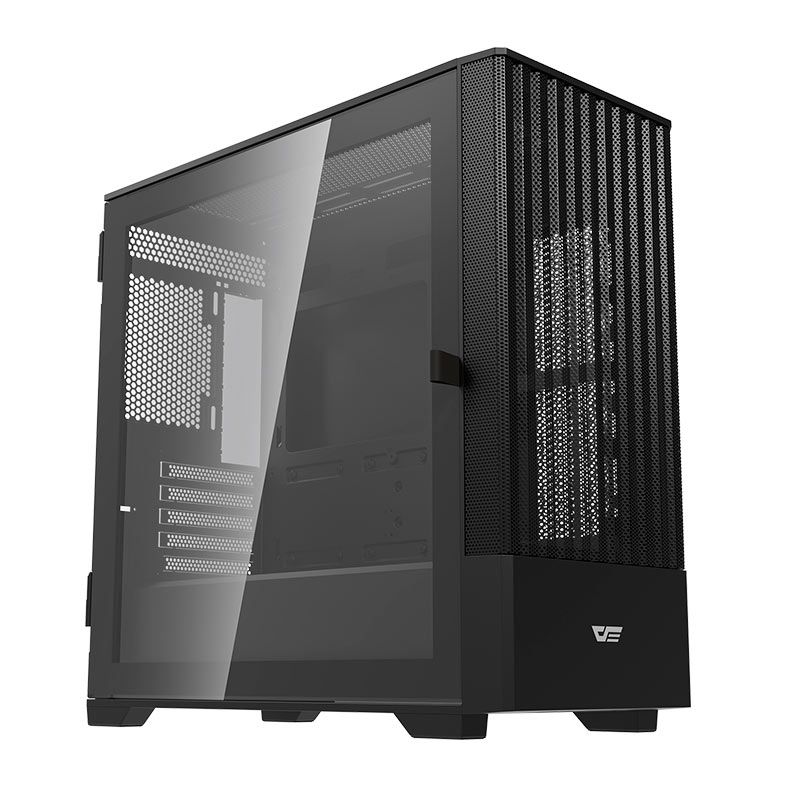 Gabinete Gamer Aigo Darkflash DK415M, Mid-Tower, Lateral de Vidro, Preto, DK415M-BK
