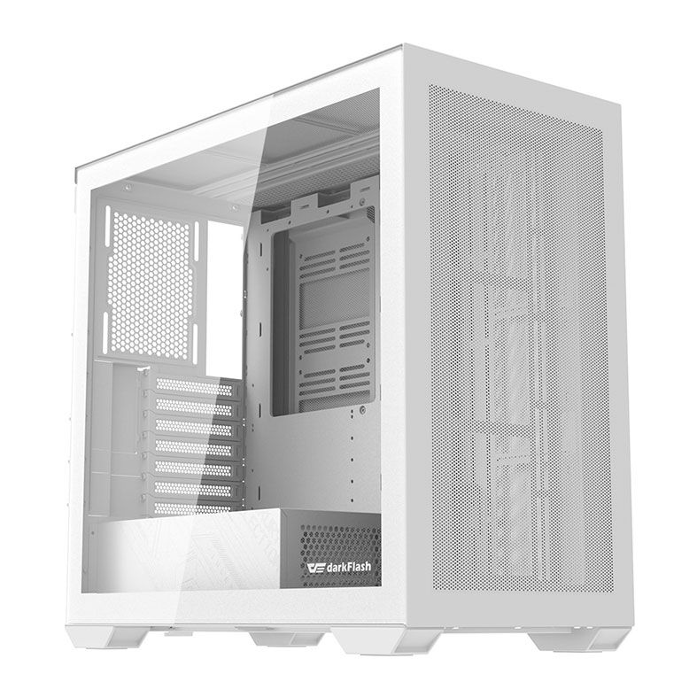Gabinete Gamer Aigo Darkflash DLX 4000 Mesh, Full-Tower, Lateral de Vidro, Branco, DLX4000MESH-WH