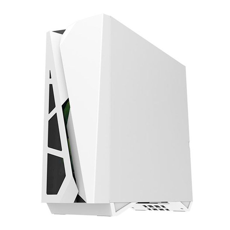 Gabinete Gamer Aigo Darkflash DLZ 31 Mesh, RGB, Lateral De Vidro, Com 4 fans, Branco, DLZ31MESHWHITE