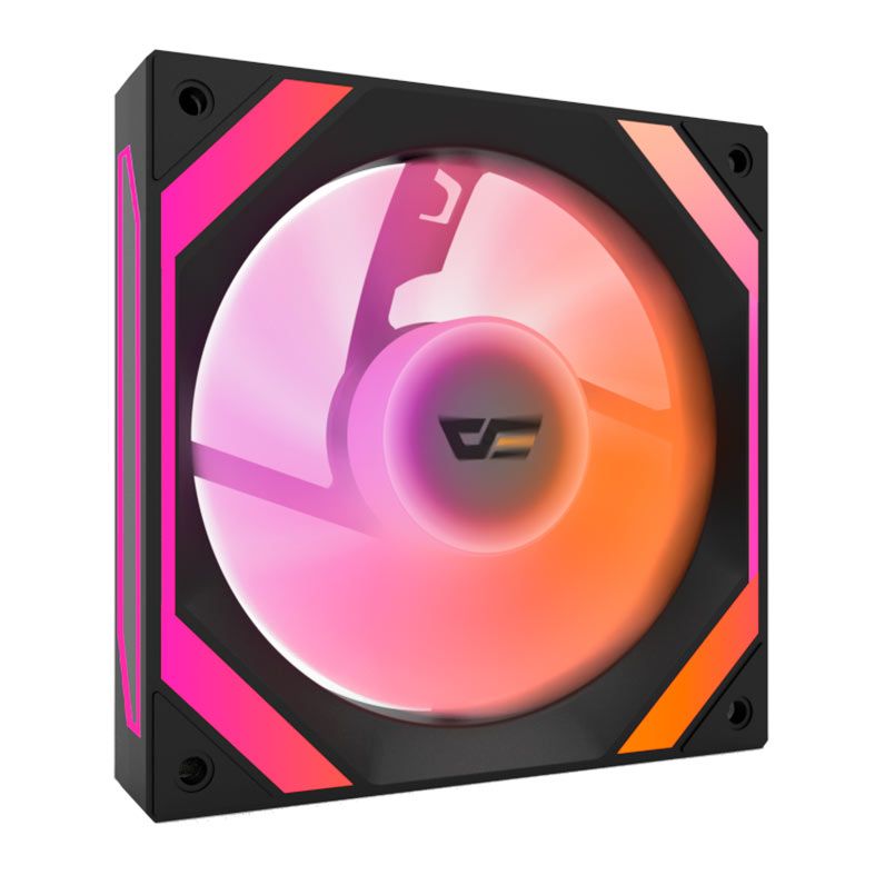 Ventoinha Aigo Darkflash DM22R Pro Reverse, ARGB, 120mm, Preto, DM22RPRO-BK