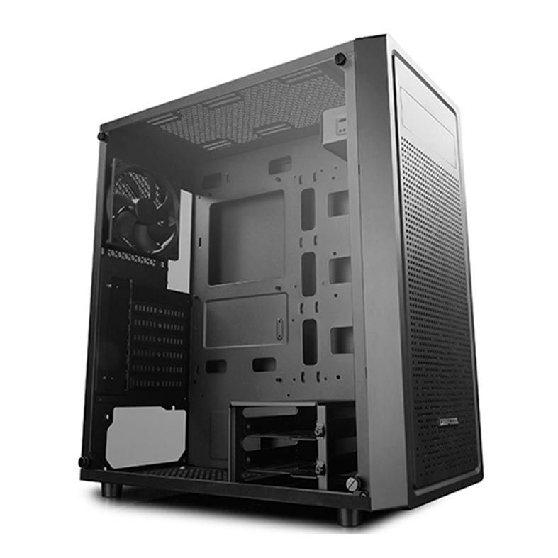 Gabinete DeepCool E-Shield Preto Vidro Temp, DP-ATX-E-SHIELD