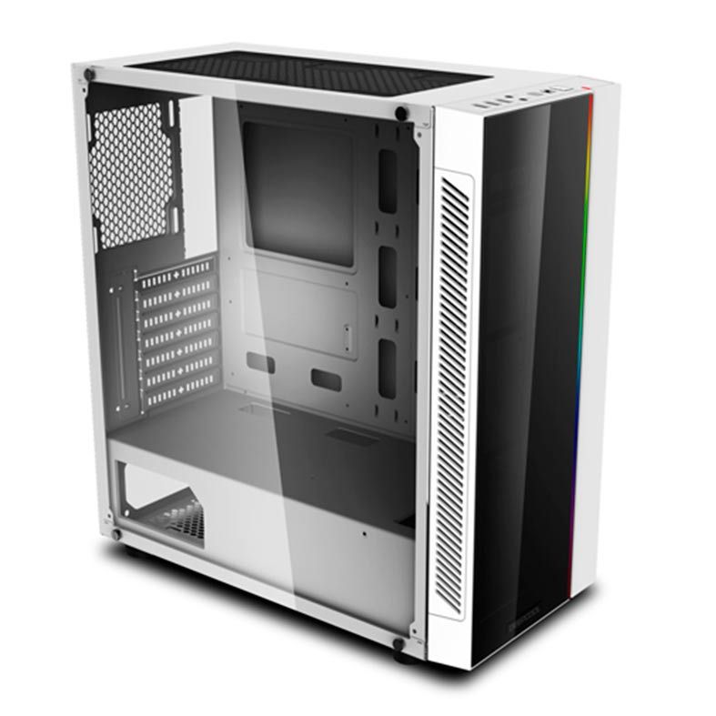 Gabinete DeepCool Matrexx 55 ADD-RGB Vidro Temp Branco, DP-ATX-MATREXX55-AR-WH