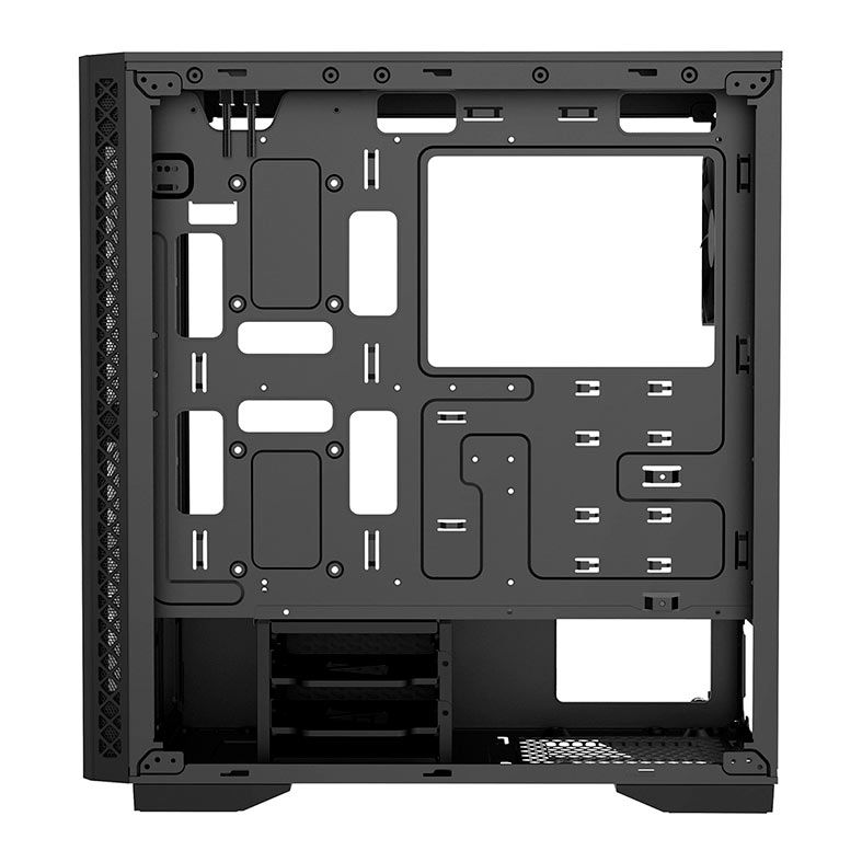 Gabinete DeepCool Matrexx 50 ADD-RGB NE 4x120mm Preto, DP-ATX-MATREXX50-AR-4F-NE