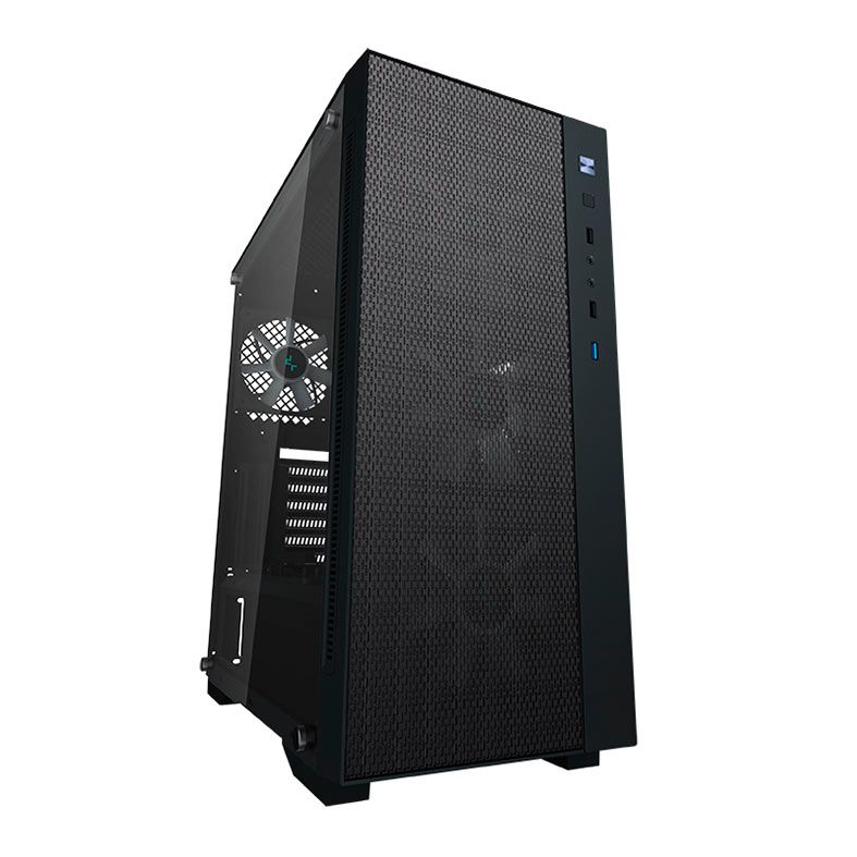 Gabinete Gamer Deepcool Matrexx 55 Mesh, RGB, Mid-Tower, Lateral de Vidro, Com 4 Fans, Preto, DP-ATX-MATREXX55-MESH-AR-4F