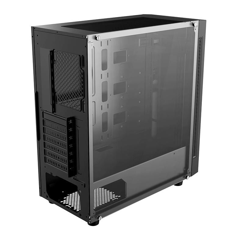 Gabinete DeepCool Matrexx 55 Mesh Vidro Temp Preto, DP-ATX-MATREXX55-MESH