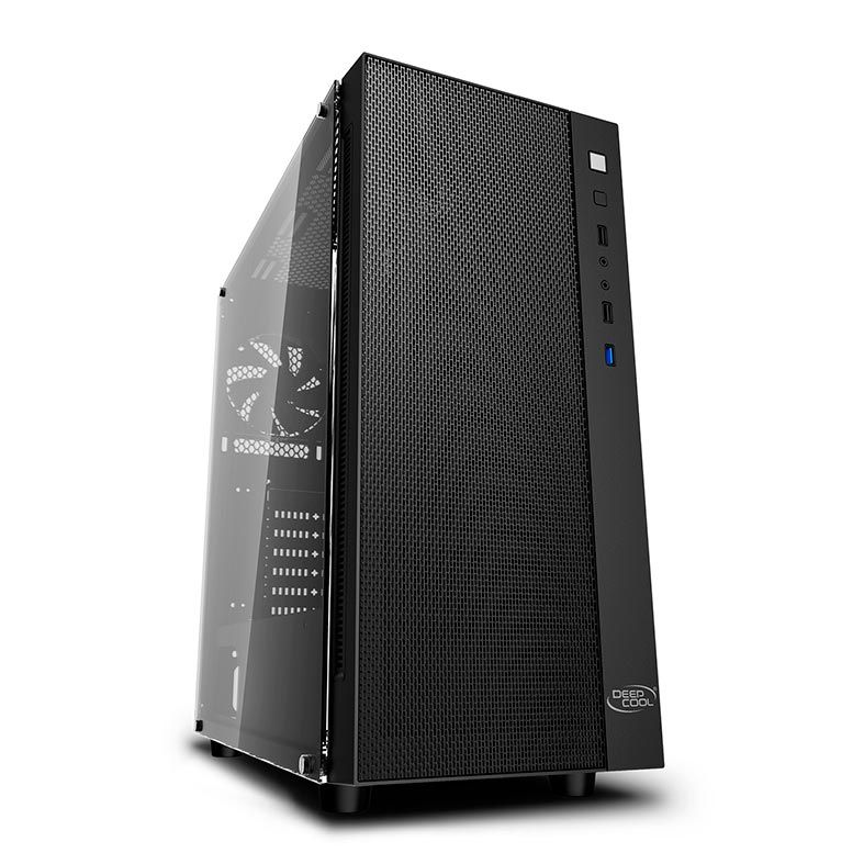 Gabinete DeepCool Matrexx 55 Mesh Vidro Temp Preto, DP-ATX-MATREXX55-MESH