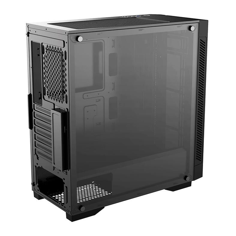 Gabinete DeepCool Matrexx 55 V3 ADD-RGB 3x120mm Vidro Temp Preto, DP-ATX-MATREXX55V3-AR-3F