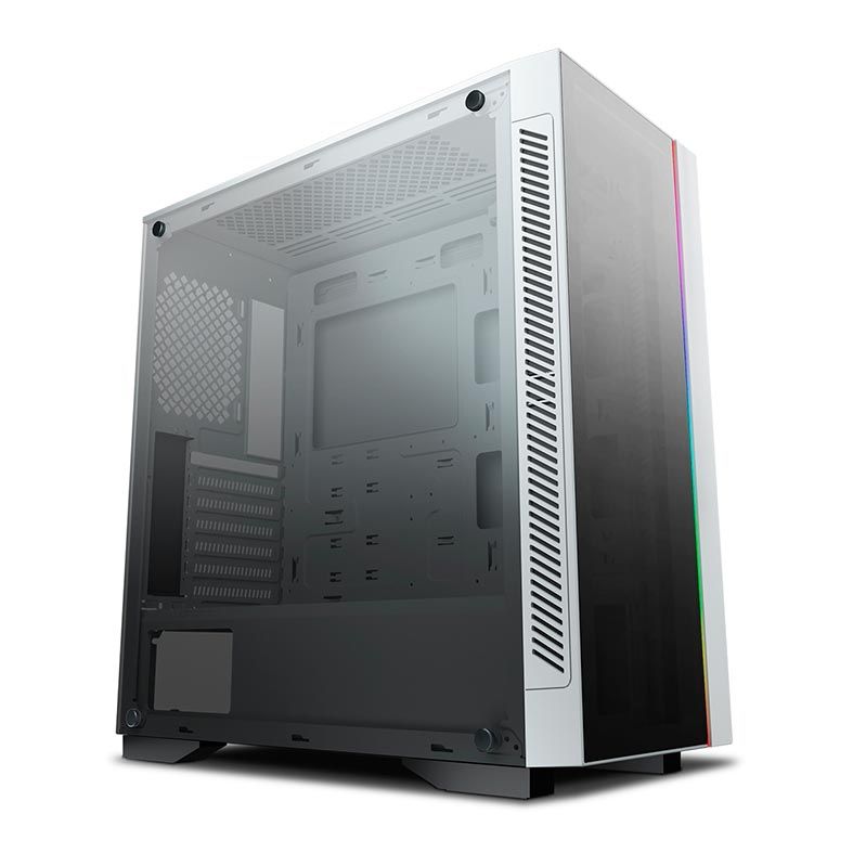 Gabinete DeepCool Matrexx 55 V3 ADD-RGB Vidro Temp Branco, DP-ATX-MATREXX55V3-AR-WH