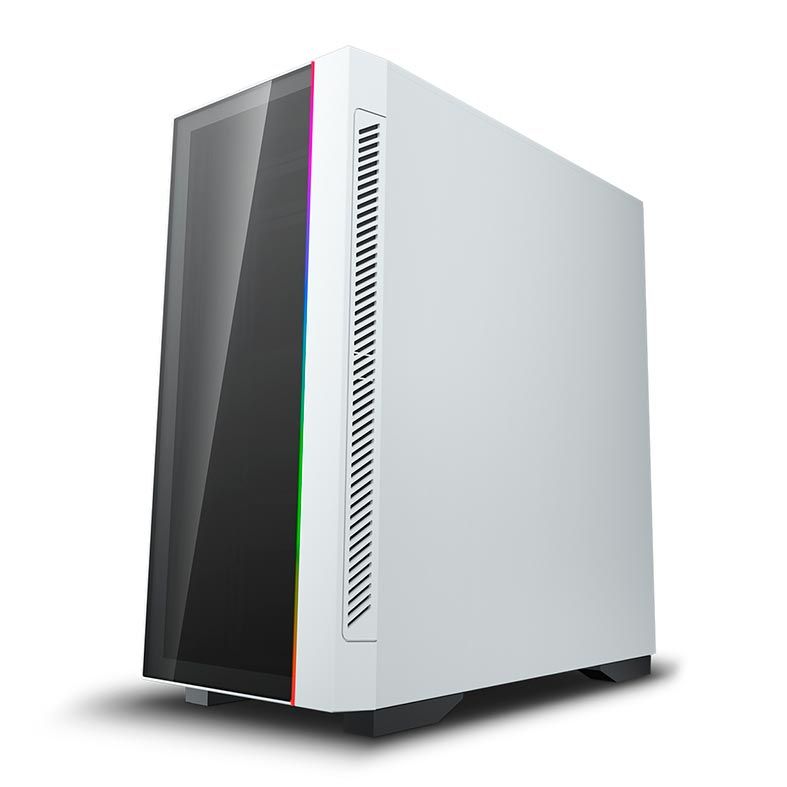 Gabinete DeepCool Matrexx 55 V3 ADD-RGB Vidro Temp Branco, DP-ATX-MATREXX55V3-AR-WH