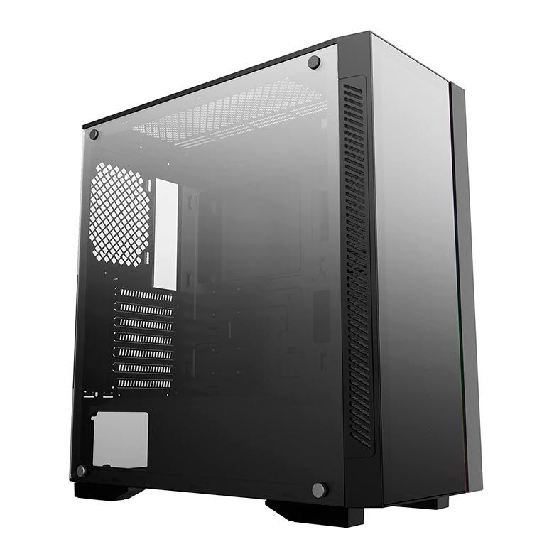 Gabinete DeepCool Matrexx 55 V3 ADD-RGB Vidro Temp Preto, DP-ATX-MATREXX55V3-AR