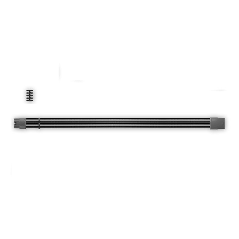 Cabo Sleeved DeepCool PCI-E 30cm Preto, DP-EC300-PCI-E-BK