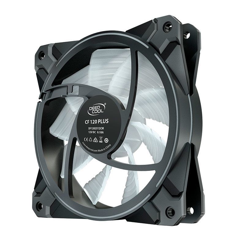 Kit Ventoinhas DeepCool Gamer Storm CF120 Plus 3x120mm A-RGB, DP-F12-AR-CF120P-3P