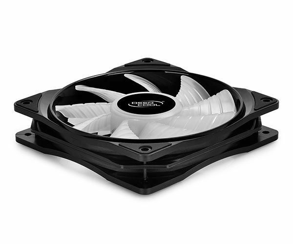 Kit Ventoinhas DeepCool CF120 120mm RGB 3 Unidades, DP-FA-RGB-CF120-3