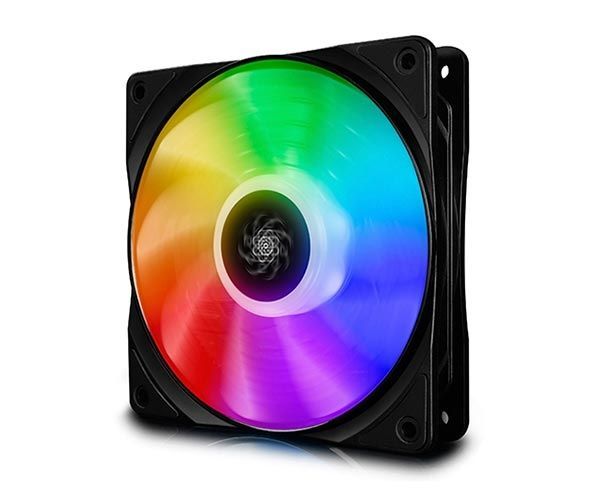 Kit Ventoinhas DeepCool CF120 120mm RGB 3 Unidades, DP-FA-RGB-CF120-3
