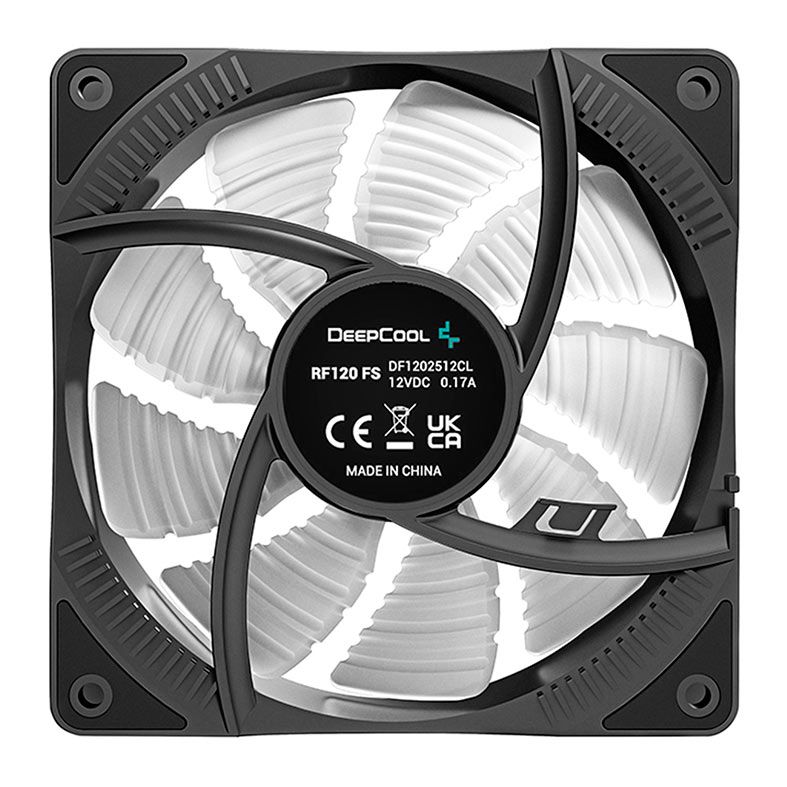 Kit Ventoinha DeepCool RF120 FS, PWM, Led Roxo, Laranja e Azul, DP-FLED3-RF120FS-3P