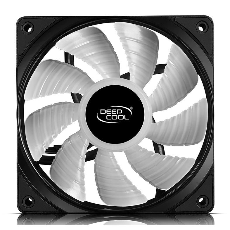 Kit Ventoinhas DeepCool RF120 120mm RGB 3 Unidades, DP-FRGB-RF120-3C