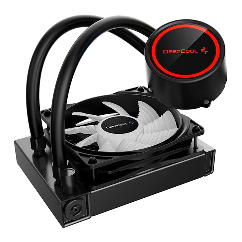 Water Cooler DeepCool Gammax L120T Led Vermelho, DP-H12RF-GL120TR