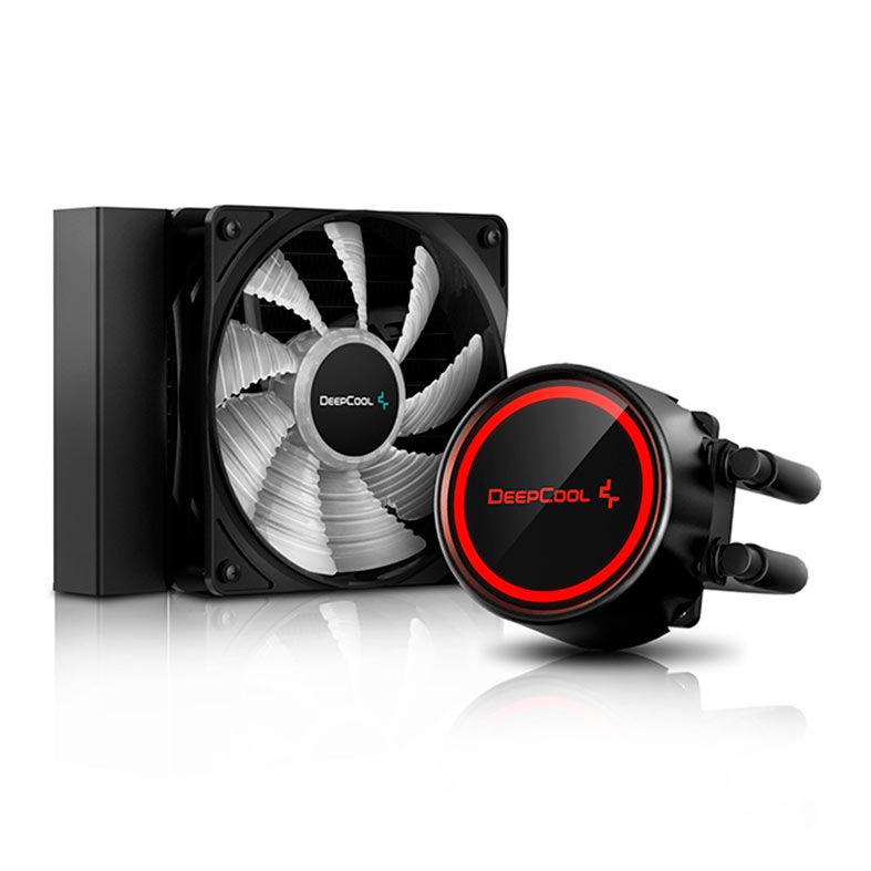 Water Cooler DeepCool Gammax L120T Led Vermelho, DP-H12RF-GL120TR