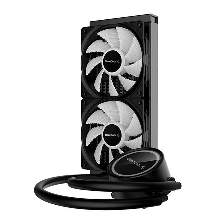 Water Cooler DeepCool Gammax L240T Led Branco, DP-H12RF-GL240TW