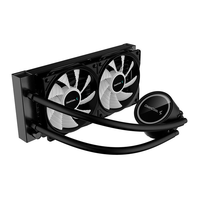 Water Cooler DeepCool Gammax L240T Led Branco, DP-H12RF-GL240TW