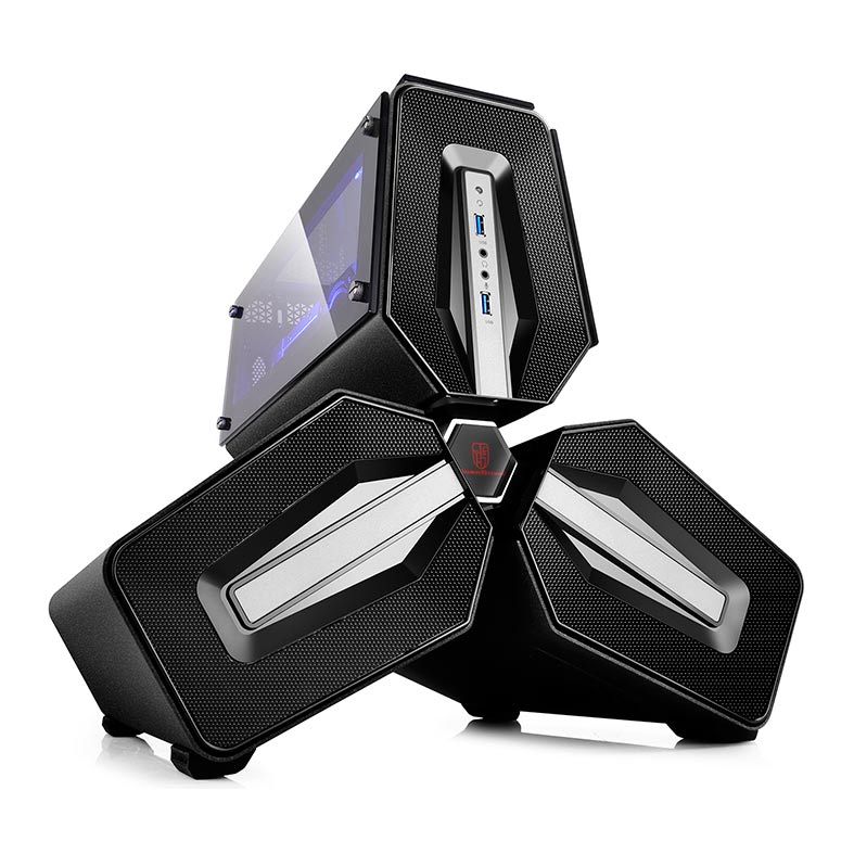 Gabinete Deepcool Tristellar Preto, DP-ITX-TST-TW