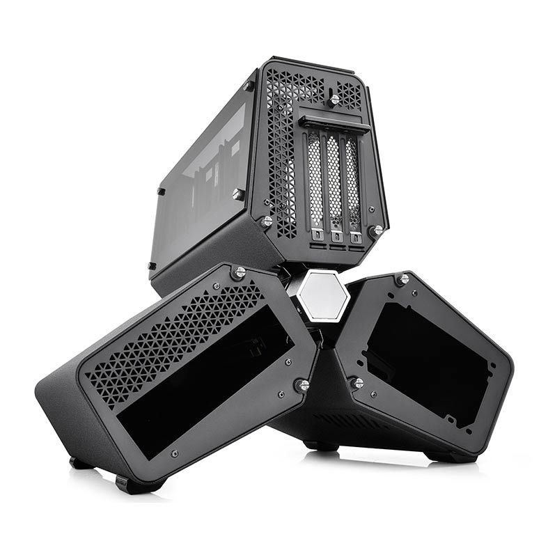 Gabinete Deepcool Tristellar Preto, DP-ITX-TST-TW